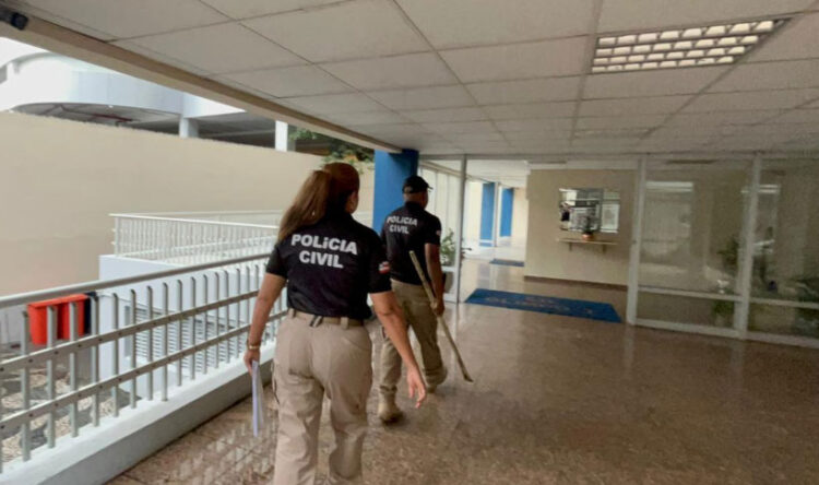 Imagens de pornografia infantil foram localizadas na residência do empresário, que é investigado pela Polícia Civil - Foto: SSP/Divulgação.